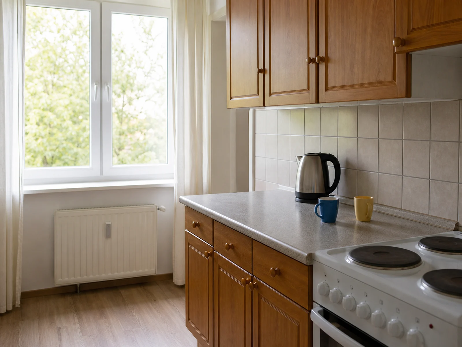 An empty kitchen